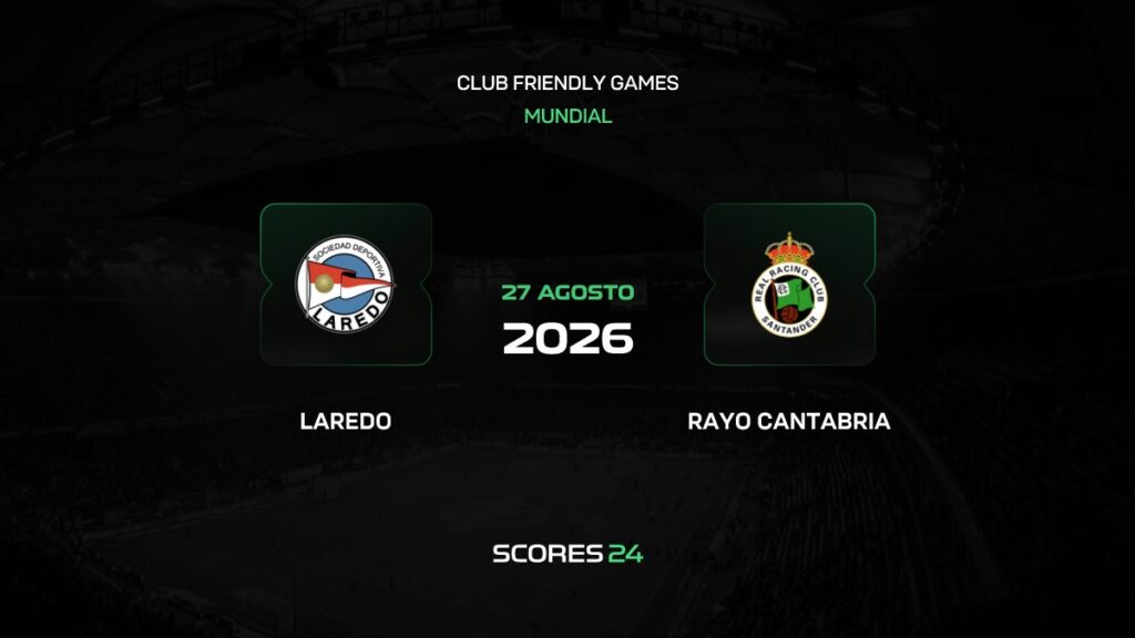 CD Laredo vs Rayo Cantabria | 27 de Agosto de 2026 | Partidos amistosos | 11:30