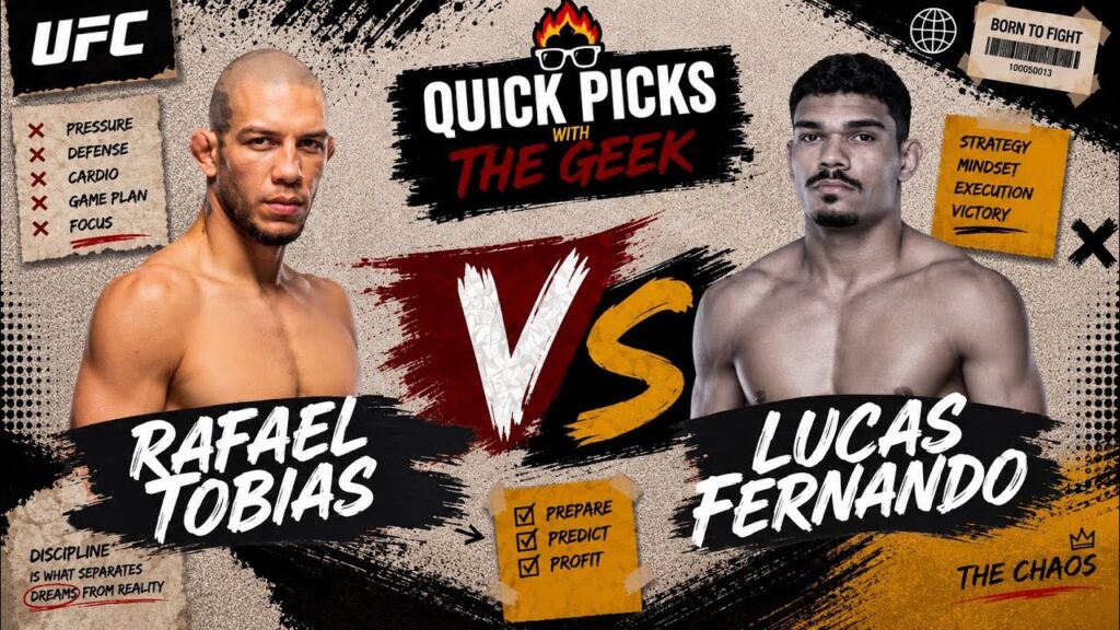 Light Heavyweight – Rafael Tobias vs Lucas Fernando — 🗓 Sáb 15/08/2026 — ⏰ 16:30 aprox.