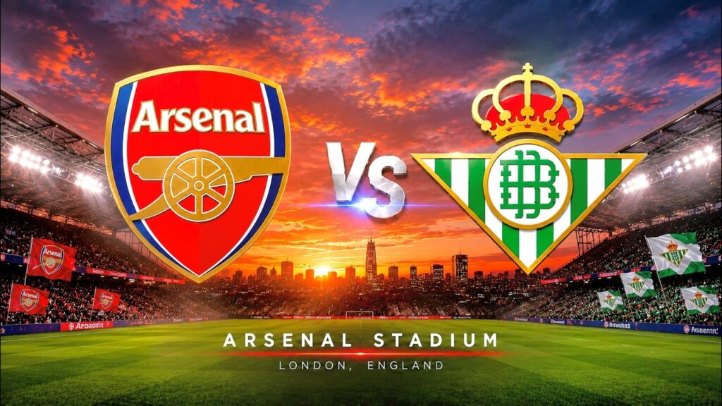 Arsenal vs Real Betis | 05 de Agosto de 2026 | Partidos amistosos top | 13:30