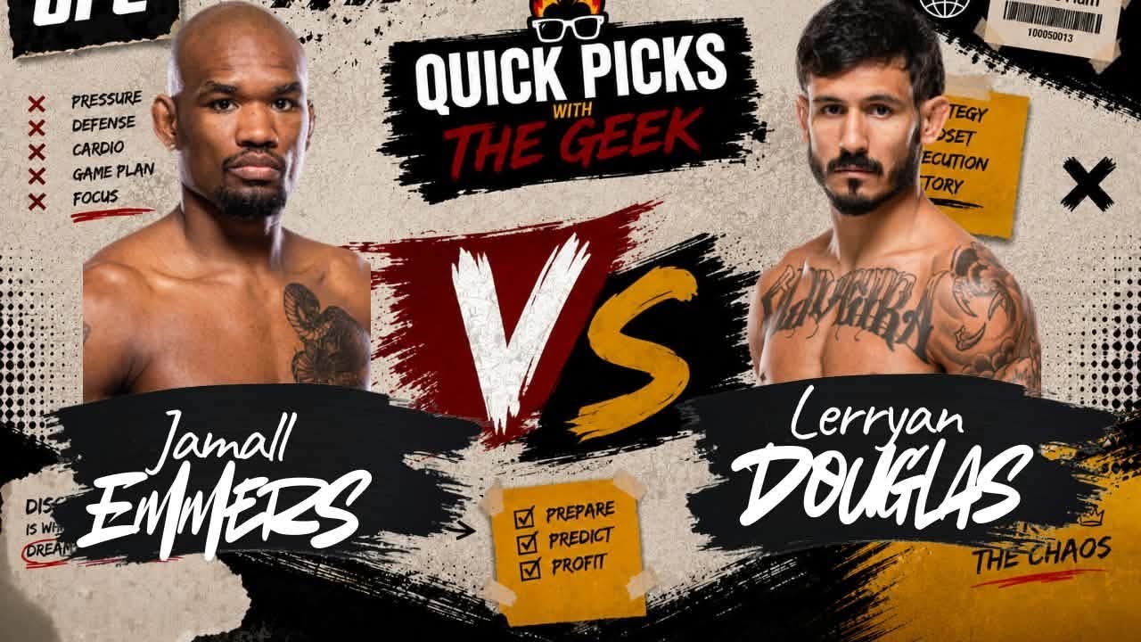 🔥 Featherweight – Jamall Emmers vs Lerryan Douglas — 🗓 Sáb 22/08/2026 — ⏰ 16:00