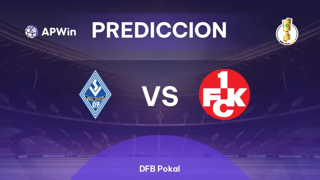 Waldhof Mannheim vs Kaiserslautern | 21 de Agosto de 2026 | DFB pokal | 11:00