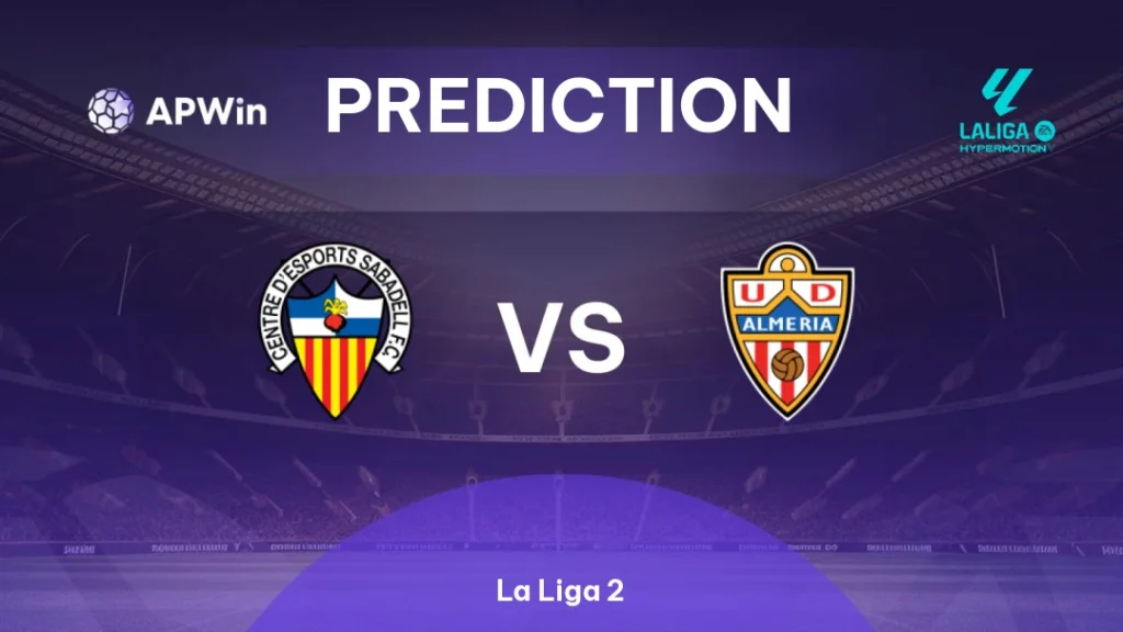 CE Sabadell vs Almería | 29 de Agosto de 2026 | Segunda división | 10:00
