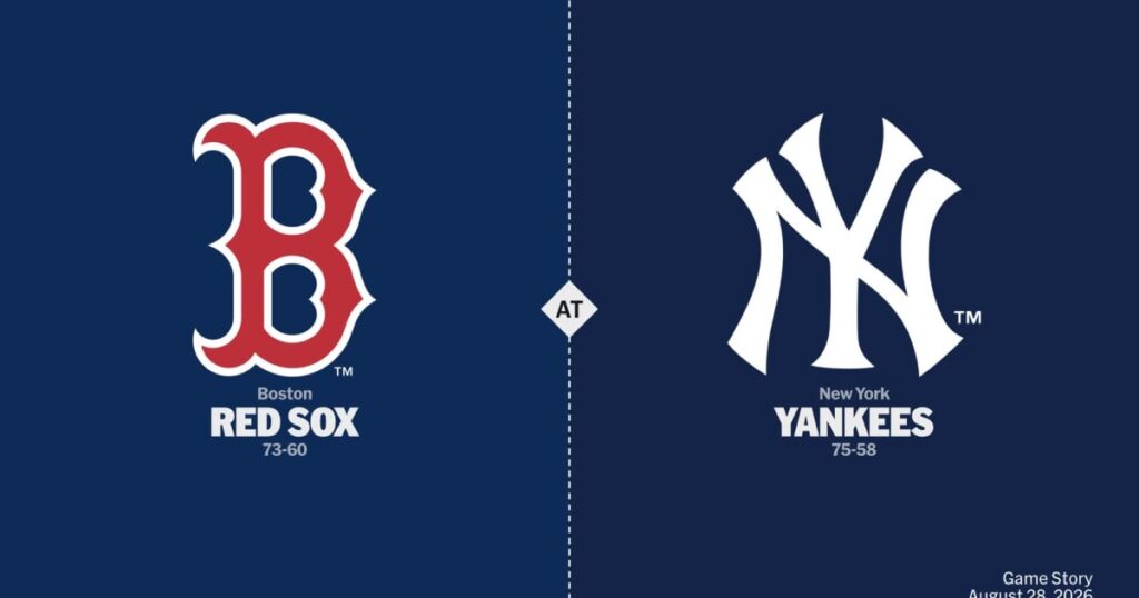 🔥⚾ Boston Red Sox vs New York Yankees — 📅 Domingo 30/08/2026 — 12:35
