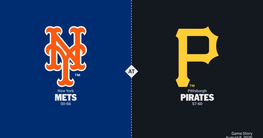 New York Mets vs Pittsburgh Pirates — Domingo 09/08/2026 | 12:35 ⚾🔥
