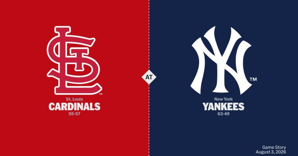 St. Louis Cardinals vs New York Yankees — Martes 04/08/2026 | 18:05 ⚾🔥