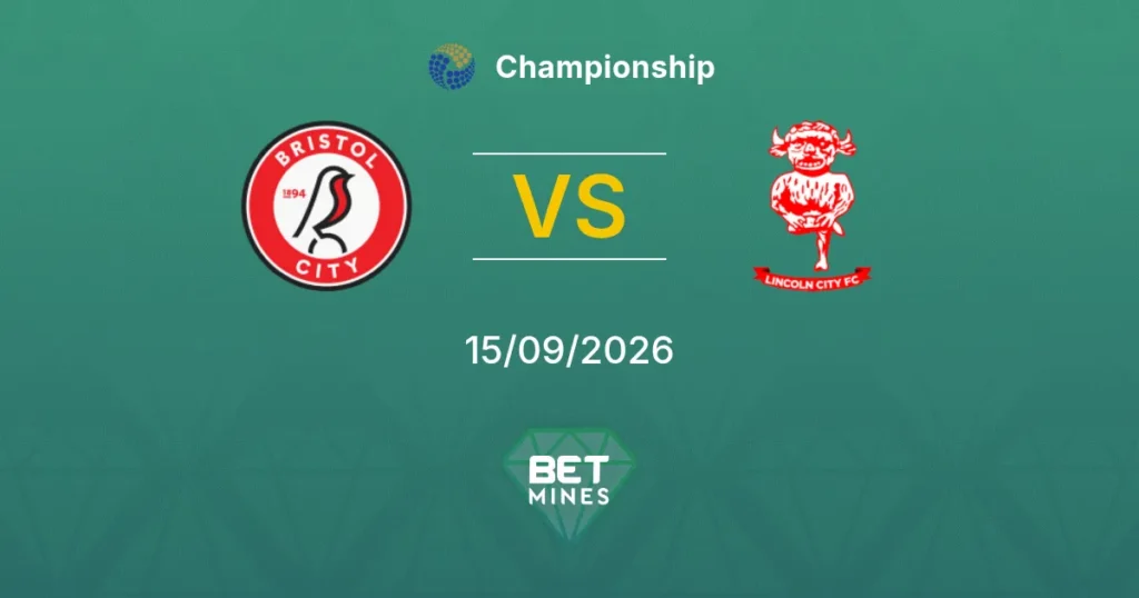 Bristol City vs Lincoln City | 15 de Septiembre de 2026 | Championship | 13:45