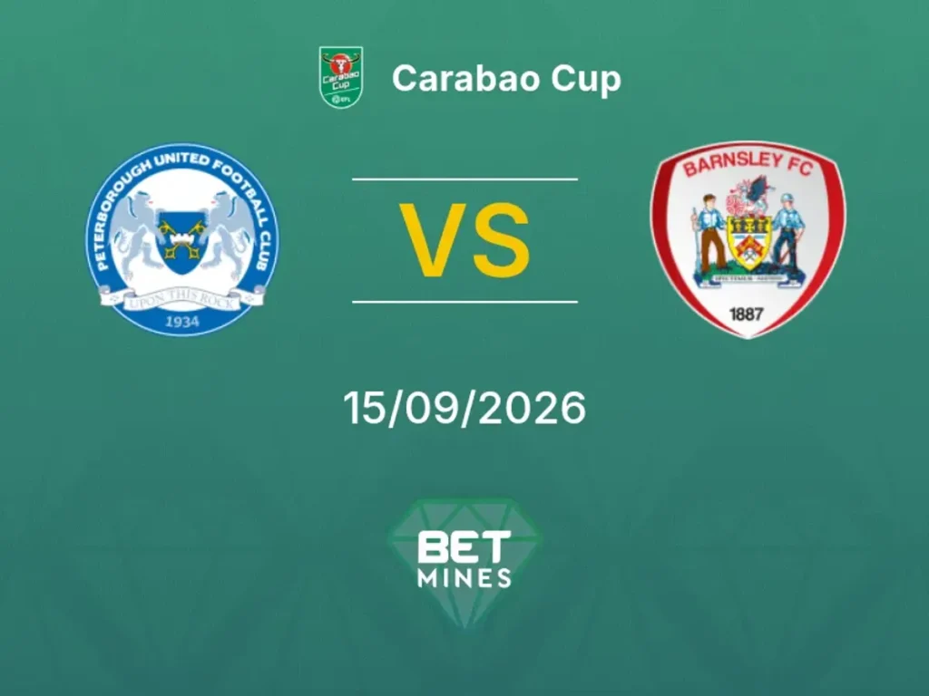 Peterborough vs Barnsley | 15 de Septiembre de 2026 | EFL cup | 13:30