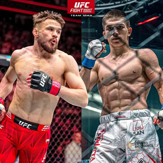 🔥 Featherweight – Nathaniel Wood vs Pavel Andrusca — 🗓 Sáb 05/09/2026 — ⏰ 11:00