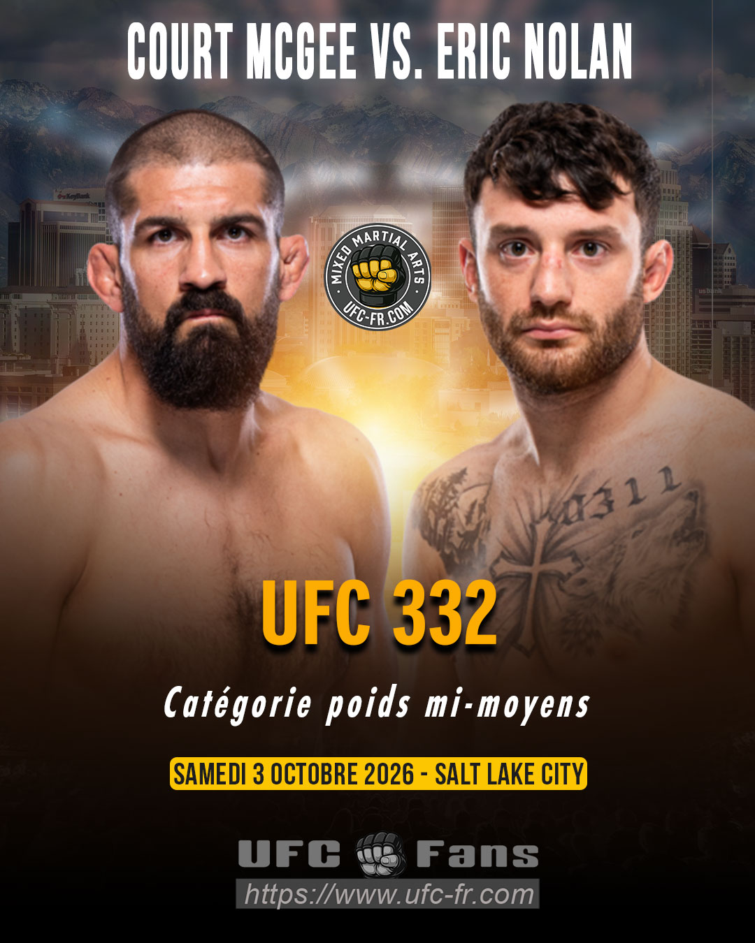 🔥 Welterweight — Court McGee vs Eric Nolan