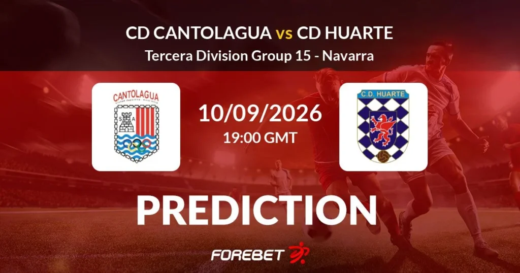 Cantolagua vs CD Huarte | 10 de Septiembre de 2026 | Tercera federación | 13:00