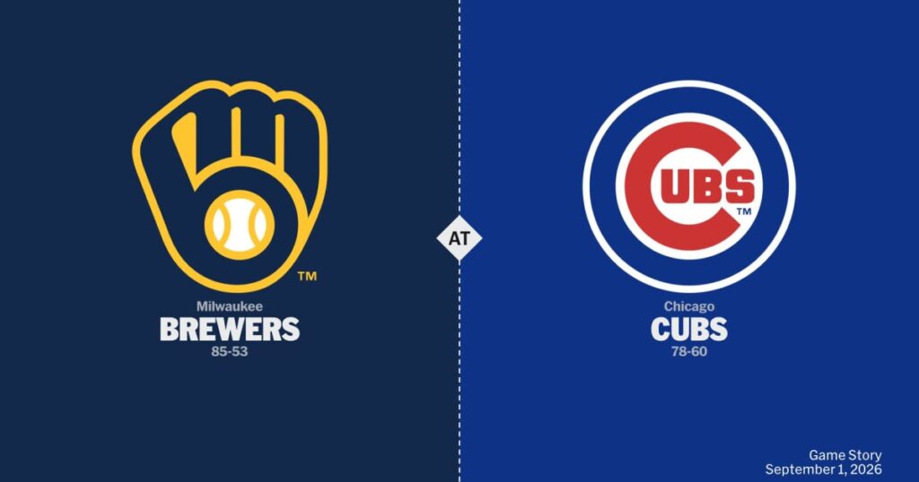 🔥⚾ Milwaukee Brewers vs Chicago Cubs — 📅 Jueves 03/09/2026 — 18:15