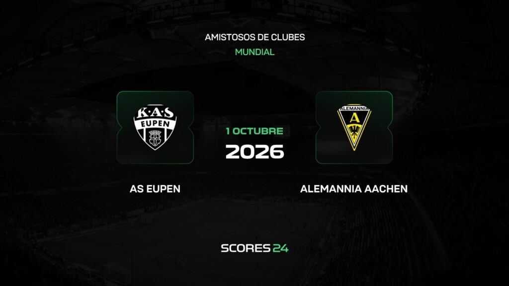 KAS Eupen vs Alemannia Aachen | 01 de Octubre de 2026 | Partidos amistosos | 06:30