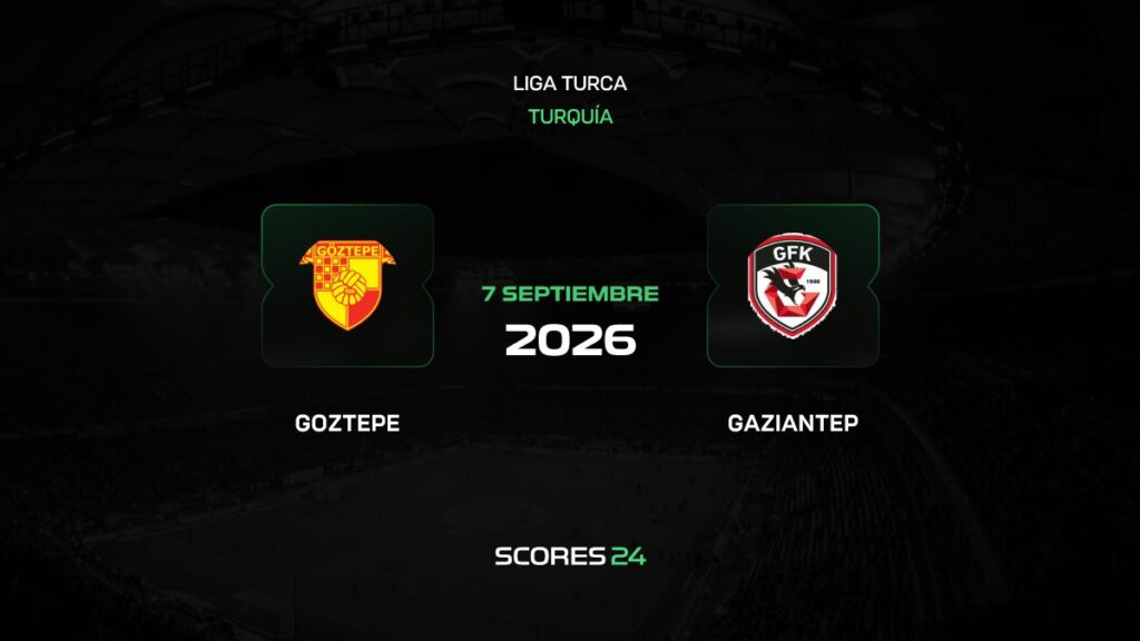Göztepe vs Gaziantep | 07 de Septiembre de 2026 | Liga turca | 12:00
