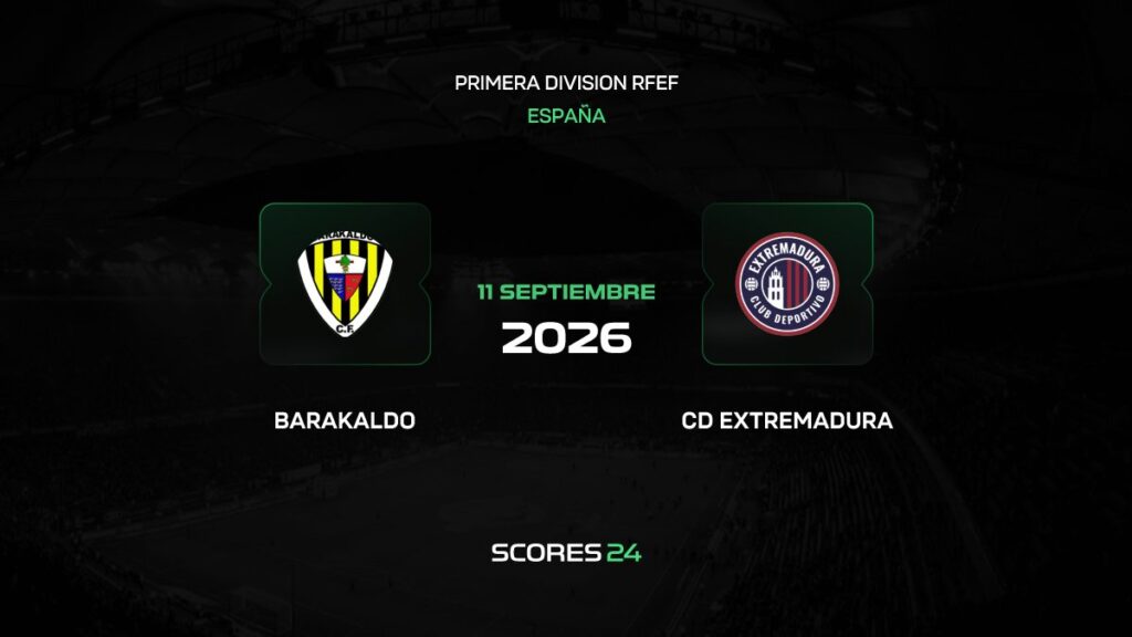 Barakaldo vs CD Extremadura | 11 de Septiembre de 2026 | Primera federación | 12:00