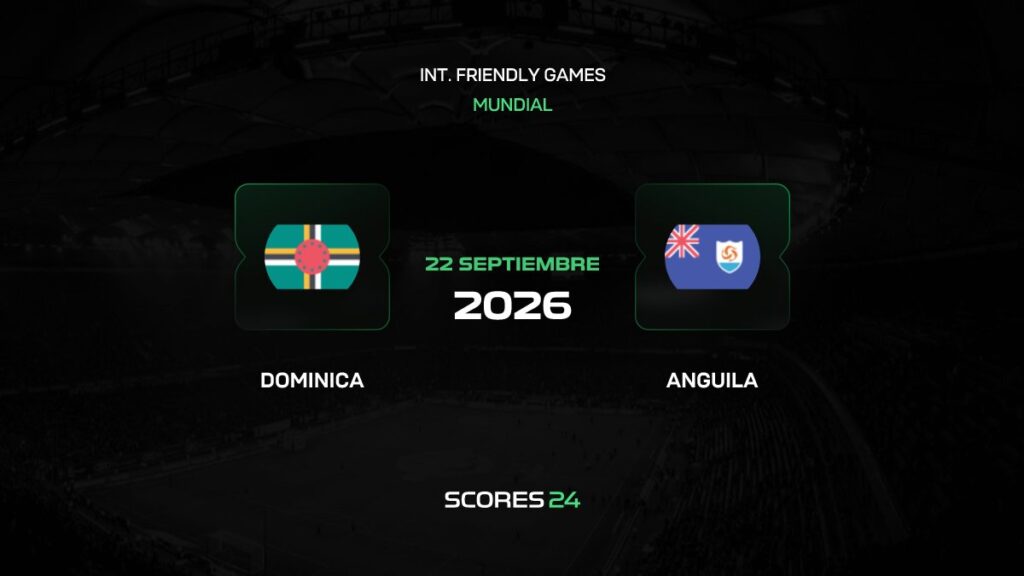 Dominica vs Anguila | 21 de Septiembre de 2026 | Amistosos selecciones | 19:00