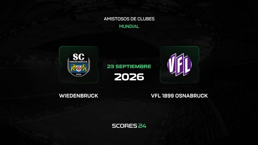 Wiedenbrück vs VfL Osnabrück | 23 de Septiembre de 2026 | Partidos amistosos | 11:00