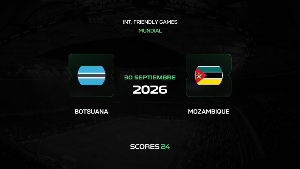 Botsuana vs Mozambique | 30 de Septiembre de 2026 | Amistosos selecciones | 09:00