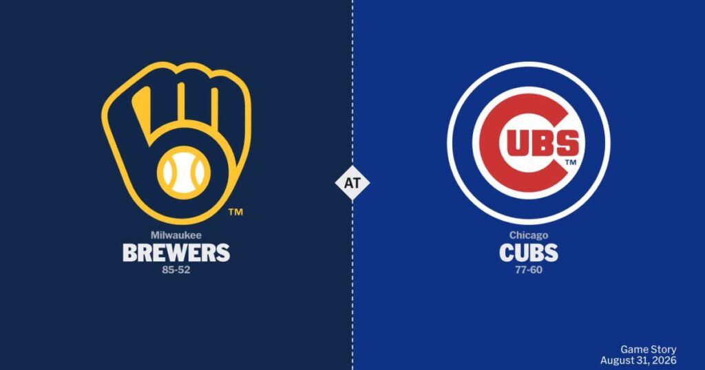 🔥⚾ Milwaukee Brewers vs Chicago Cubs — 📅 Miércoles 02/09/2026 — 18:40