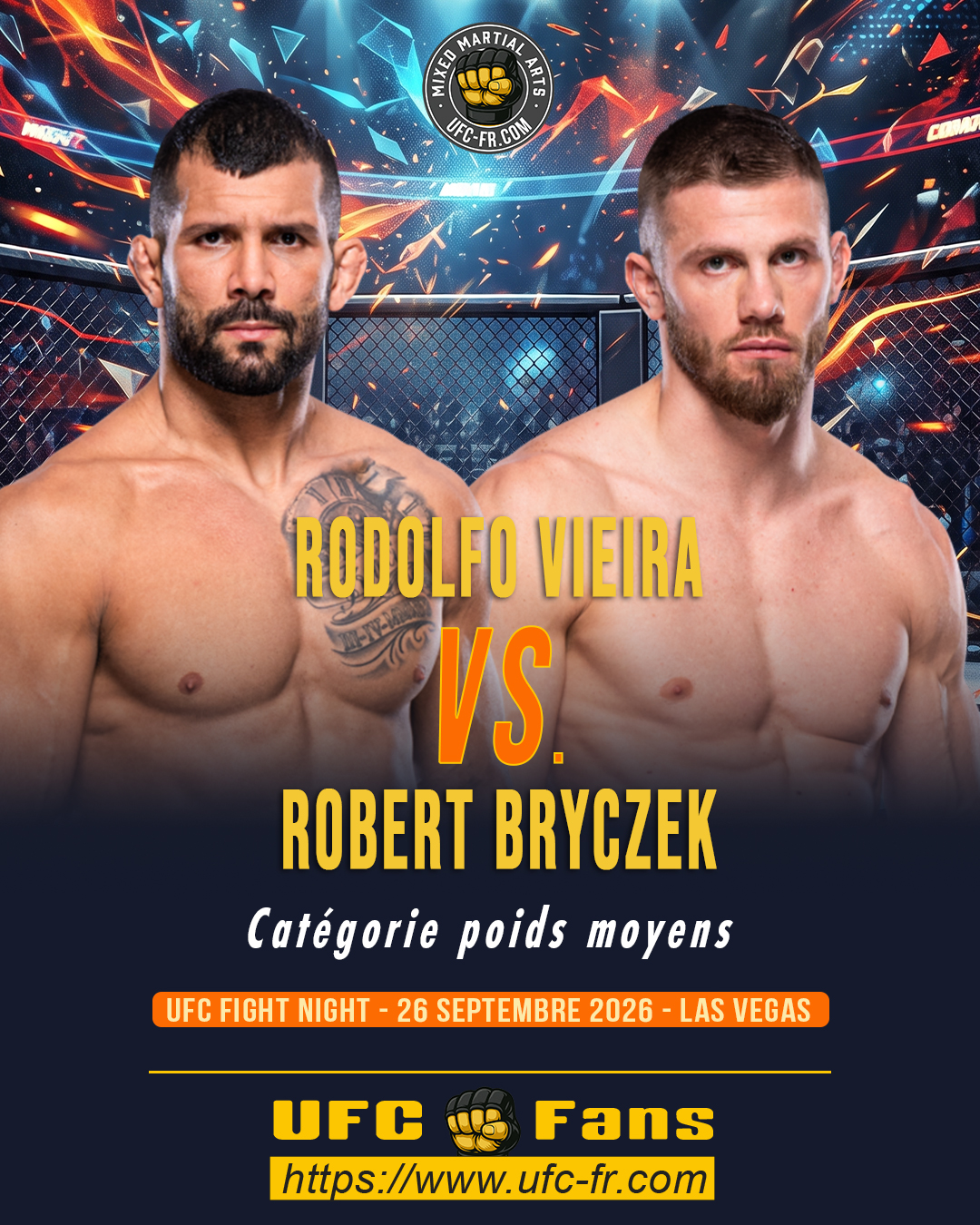 🔥 Middleweight — Rodolfo Vieira vs Robert Bryczek