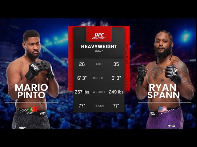 🔥 Heavyweight – Mario Pinto vs Ryan Spann — 🗓 Sáb 05/09/2026 — ⏰ 11:00