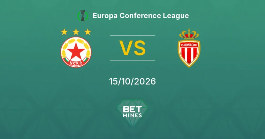 CSKA Sofia vs Monaco | 15 de Octubre de 2026 | Conference League | 11:45
