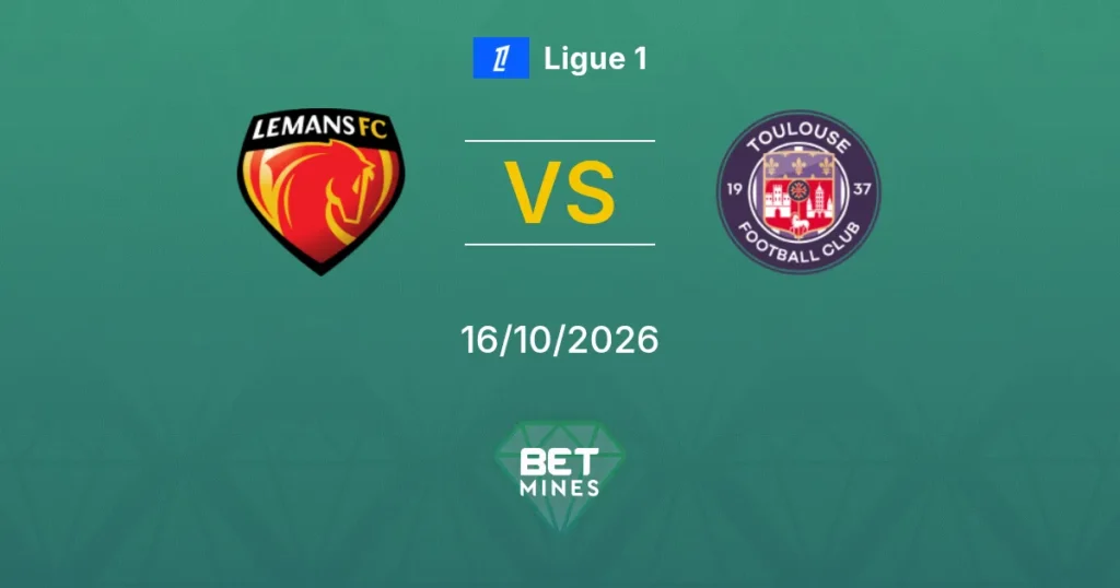 Le Mans vs Toulouse | 16 de Octubre de 2026 | Ligue 1 | 13:45