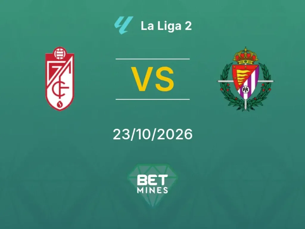 Granada vs Real Valladolid | 23 de Octubre de 2026 | Segunda división | 13:30