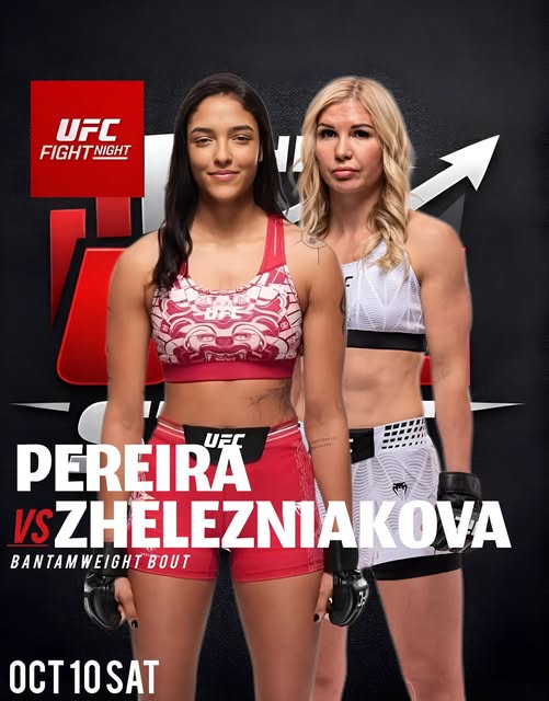 🔥 Women’s Bantamweight — Alice Pereira vs Daria Zhelezniakova