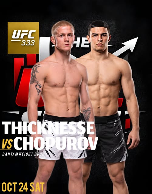 🔥 Bantamweight — Colby Thicknesse vs Asaf Chopurov