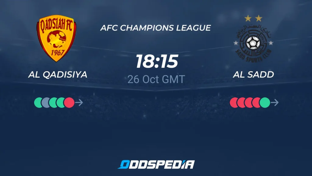Al-Qadsiah FC vs Al-Sadd | 26 de Octubre de 2026 | AFC Champions League Elite | 13:15