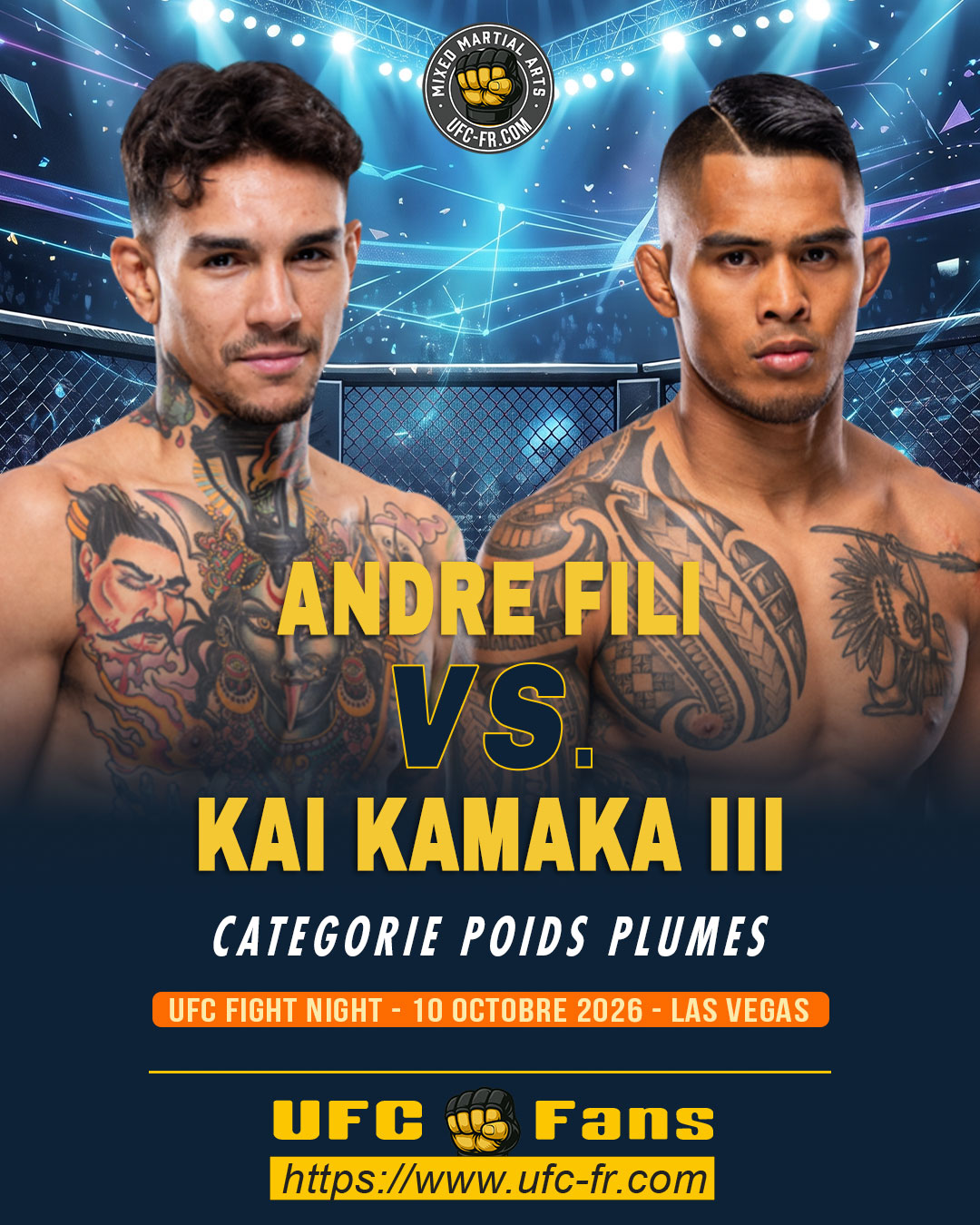 🔥 Featherweight — Andre Fili vs Kai Kamaka III