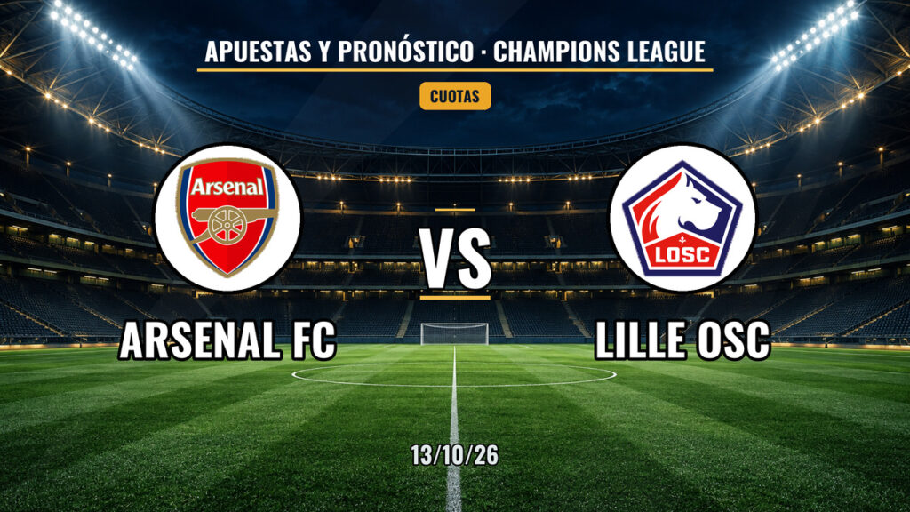 Arsenal vs Lille | 13 de Octubre de 2026 | Champions League | 14:00