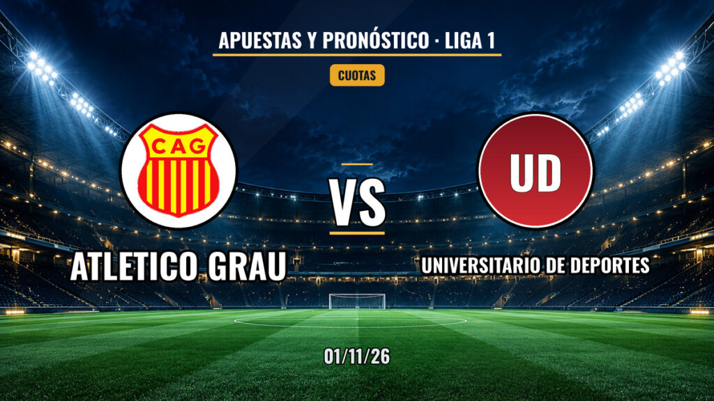 Atlético Grau vs Universitario | 01 de Noviembre de 2026 | Liga 1 fase 2 | 15:30