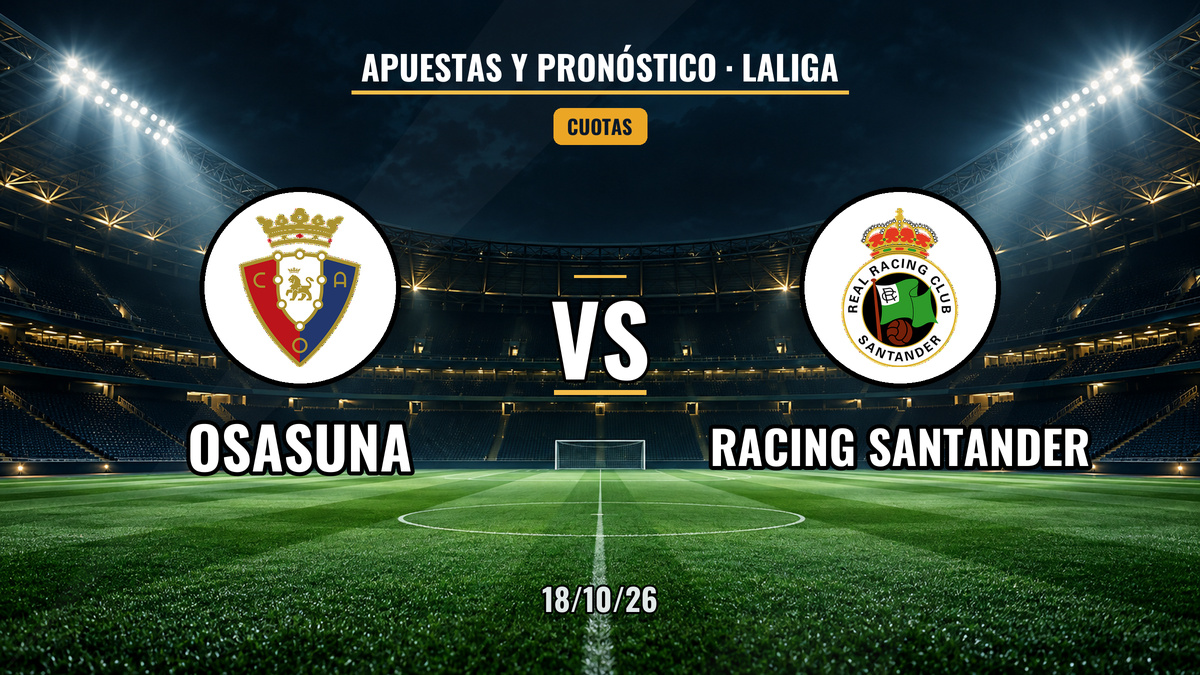 Osasuna vs Racing | 18 de Octubre de 2026 | Primera división | 07:00