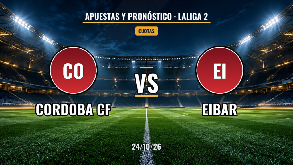 Córdoba CF vs Eibar | 24 de Octubre de 2026 | Segunda división | 07:00