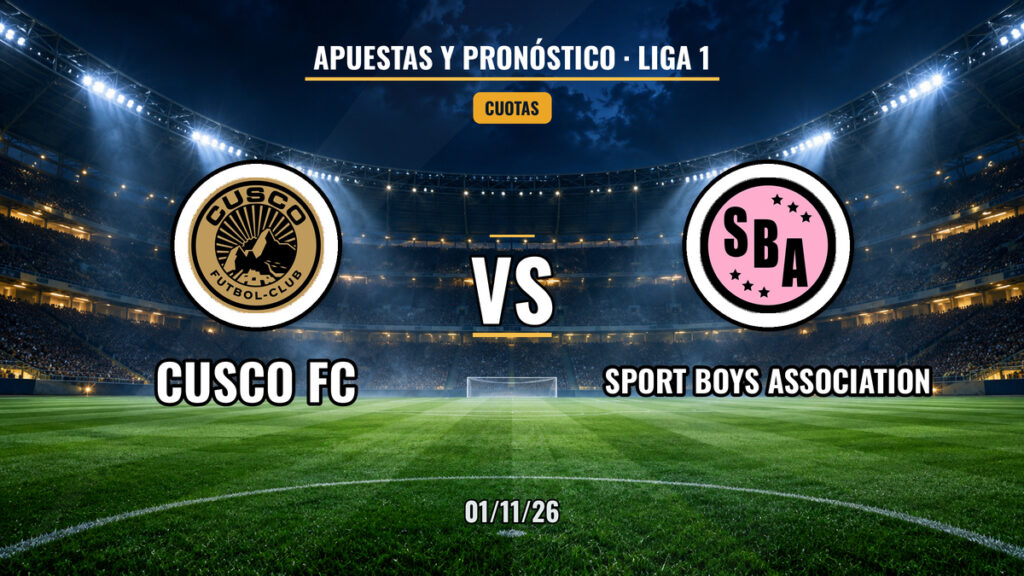 Cusco FC vs Sport Boys | 01 de Noviembre de 2026 | Liga 1 fase 2 | 13:15