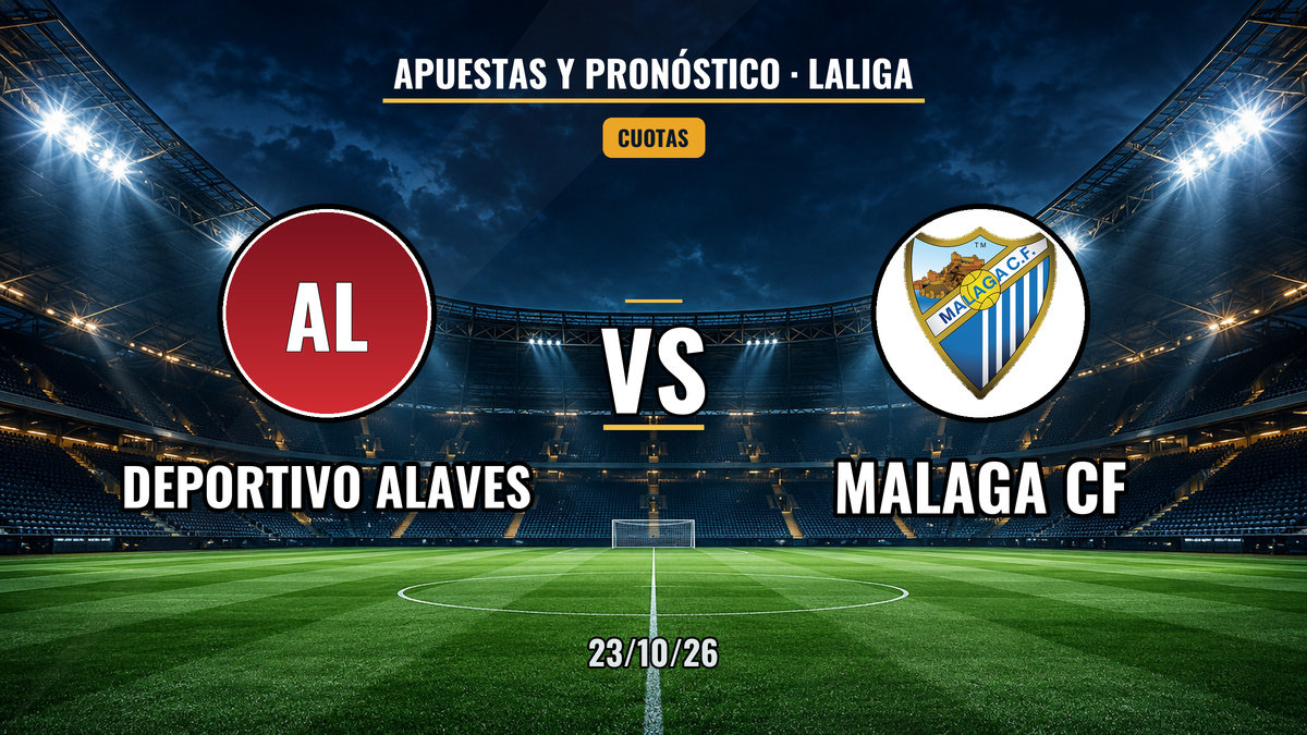 Deportivo Alavés vs Málaga | 23 de Octubre de 2026 | Primera división | 14:00