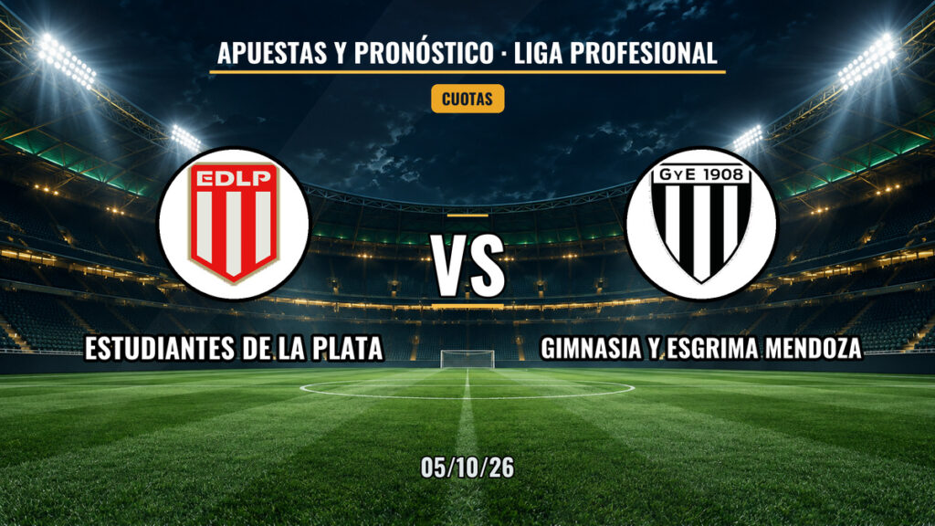 Estudiantes La Plata vs Gimnasia Mendoza | 05 de Octubre de 2026 | Clausura argentina | 17:00