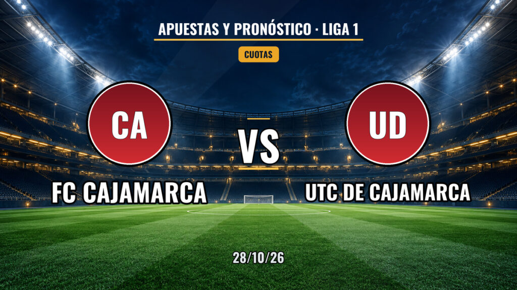 FC Cajamarca vs UTC Cajamarca | 28 de Octubre de 2026 | Liga 1 fase 2 | 13:15