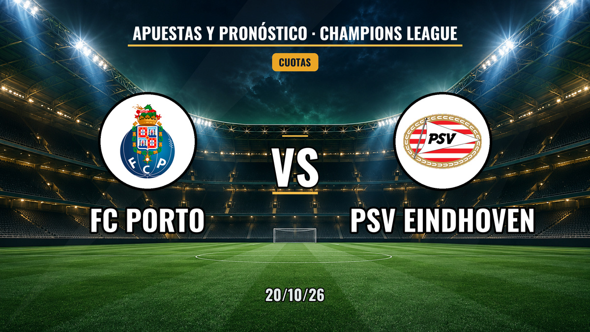 Porto vs PSV | 20 de Octubre de 2026 | Champions League | 14:00