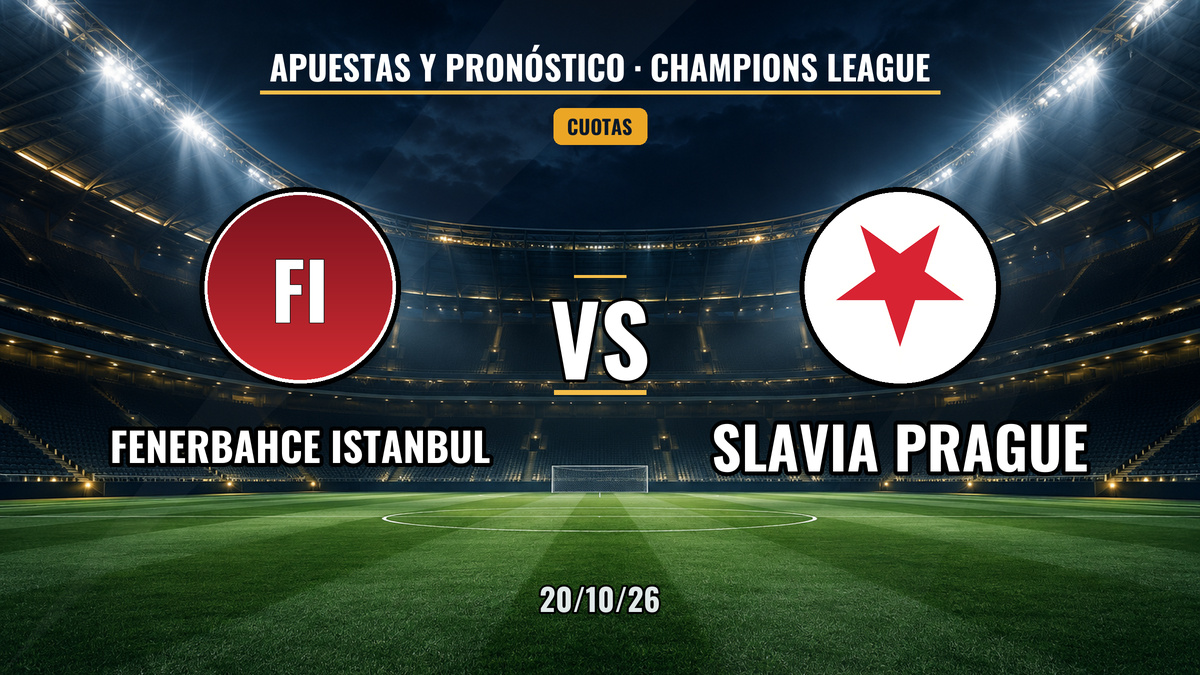 Fenerbahçe vs Slavia Praha | 20 de Octubre de 2026 | Champions League | 11:45