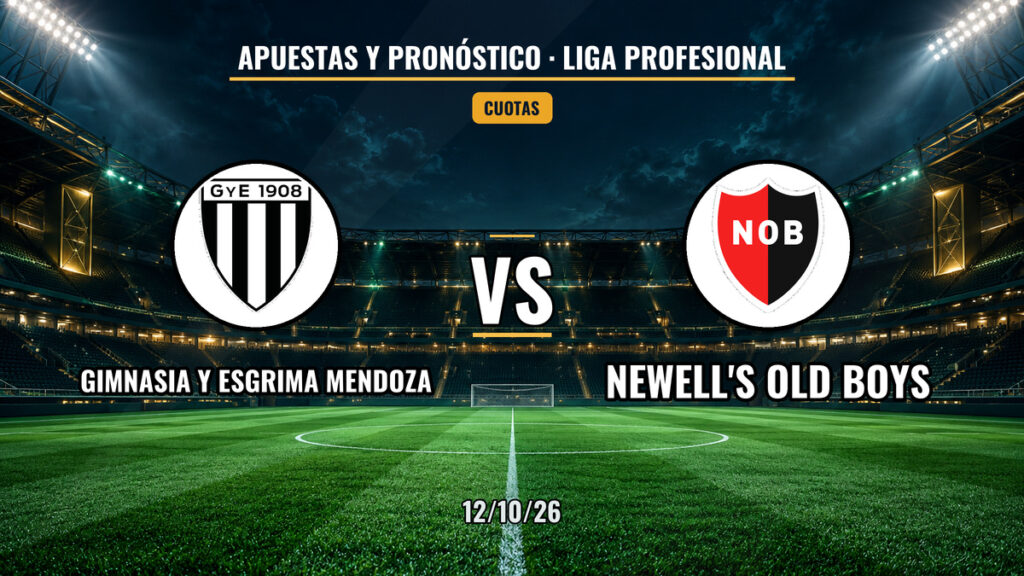 Gimnasia Mendoza vs Newell’s Old Boys | 12 de Octubre de 2026 | Clausura argentina | 16:30
