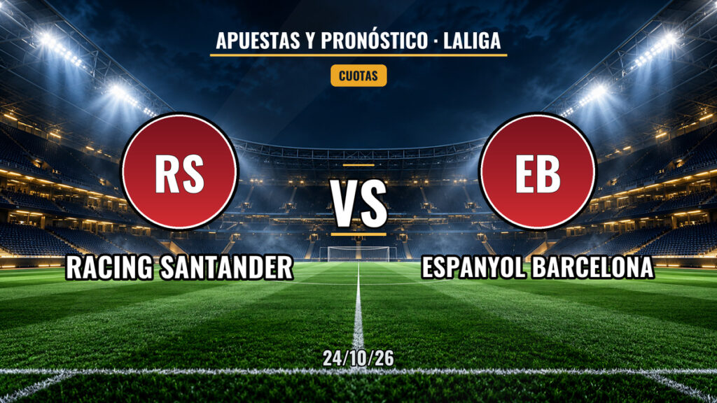 Racing vs Espanyol | 24 de Octubre de 2026 | Primera división | 09:15