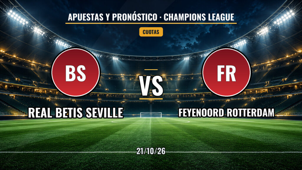 Real Betis vs Feyenoord | 21 de Octubre de 2026 | Champions League | 14:00