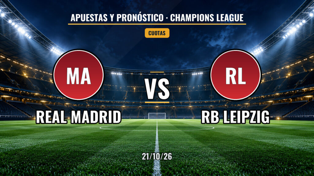 Real Madrid vs RB Leipzig | 21 de Octubre de 2026 | Champions League | 14:00