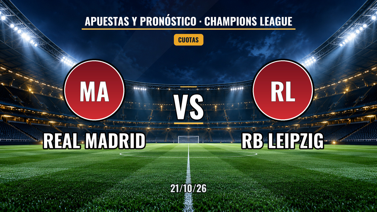 Real Madrid vs RB Leipzig | 21 de Octubre de 2026 | Champions League | 14:00