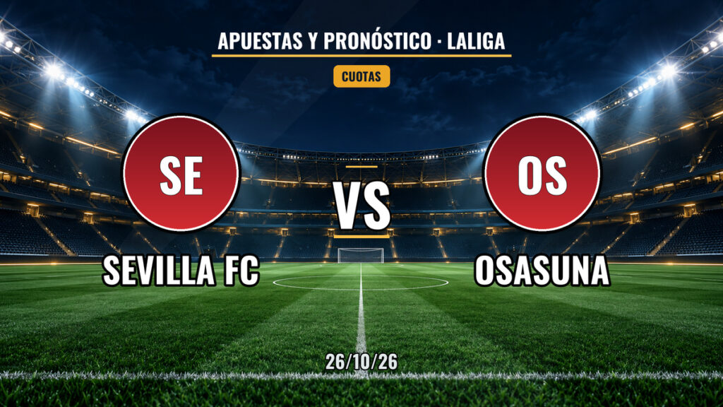 Sevilla vs Osasuna | 26 de Octubre de 2026 | Primera división | 15:00