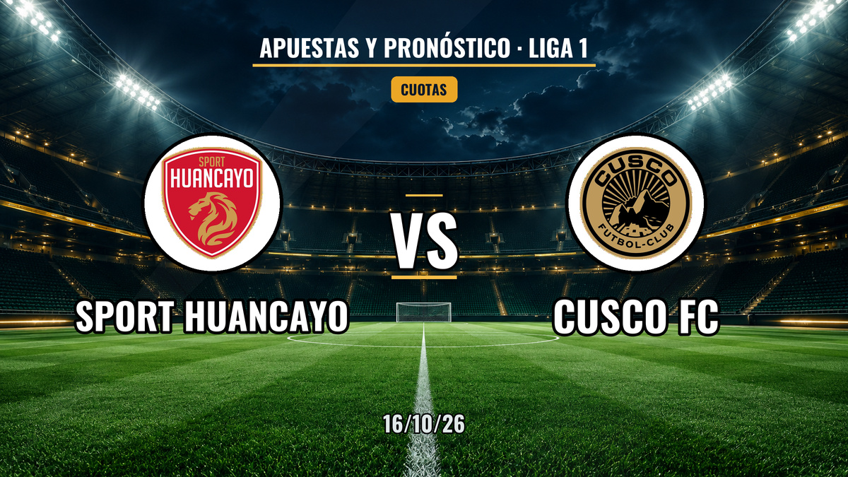 Sport Huancayo vs Cusco FC | 16 de Octubre de 2026 | Liga 1 fase 2 | 13:00