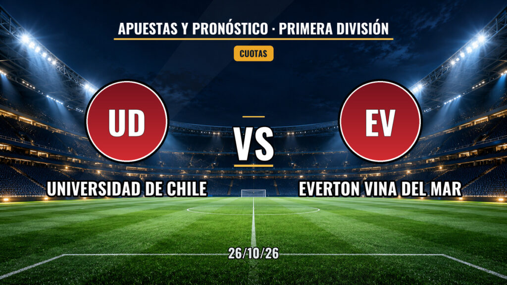 Univ. de Chile vs Everton Viña del Mar | 26 de Octubre de 2026 | Primera chile | 16:00