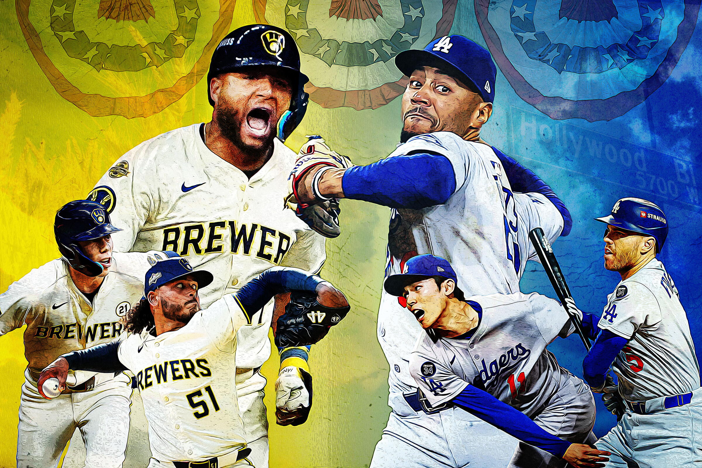 🔥⚾ Los Angeles Dodgers vs Milwaukee Brewers — 📅 Lunes 12/10/2026 — 16:00 — NLCS Juego 2